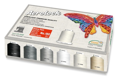 CAJA MUESTRARIO 24 MINICONOS AEROLOCK Nº 180 2000M